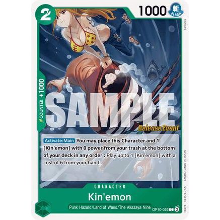 Kin'emon (026) (OP10-026) - Royal Blood Release Event Cards