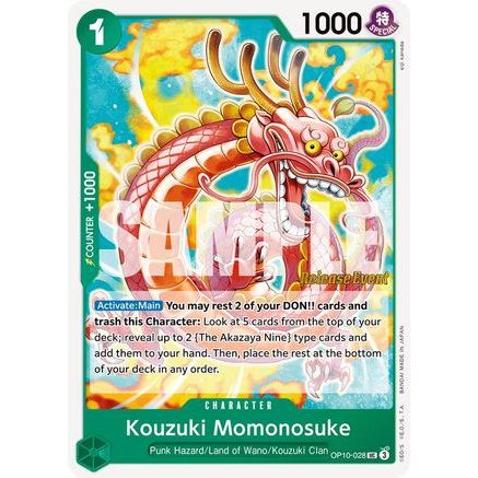 Kouzuki Momonosuke (028) (OP10-028) - Royal Blood Release Event Cards