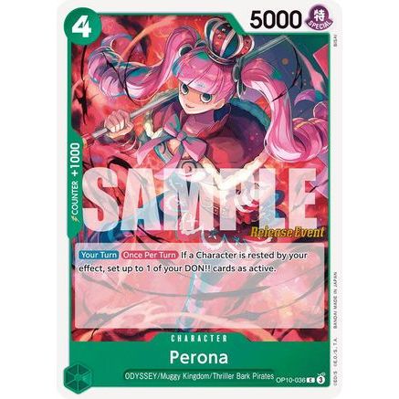 Perona (036) (OP10-036) - Royal Blood Release Event Cards