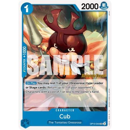 Cub (OP10-044) - Royal Blood Release Event Cards