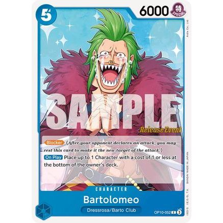 Bartolomeo (OP10-052) - Royal Blood Release Event Cards