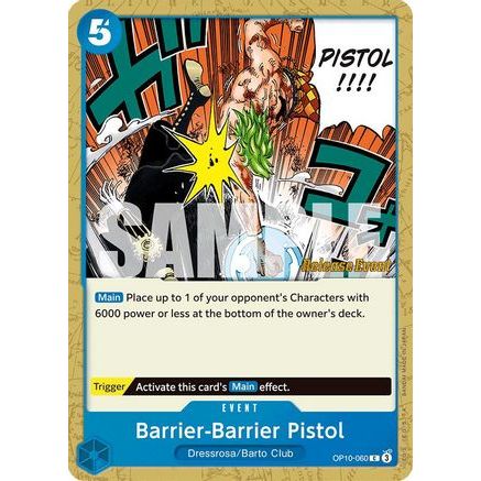 Barrier-Barrier Pistol (OP10-060) - Royal Blood Release Event Cards