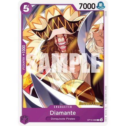 Diamante (OP10-068) - Royal Blood Release Event Cards