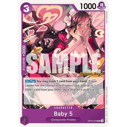 Baby 5 (OP10-076) - Royal Blood Release Event Cards