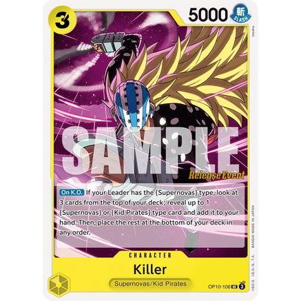 Killer (OP10-106) - Royal Blood Release Event Cards