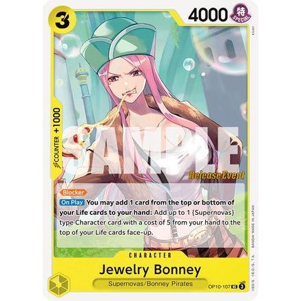 Jewelry Bonney (OP10-107) - Royal Blood Release Event Cards