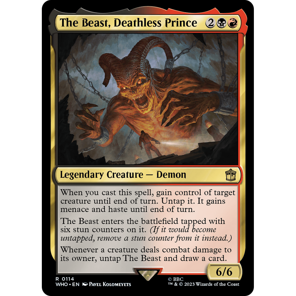 The Beast, Deathless Prince (WHO-114) - Doctor Who