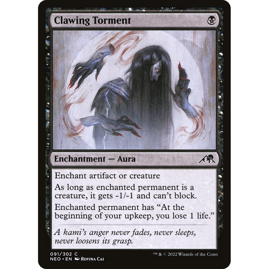 Clawing Torment (NEO-091) - Kamigawa: Neon Dynasty Foil