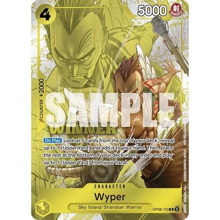 Wyper (Winner Pack 2025 Vol. 2) (OP08-110) - One Piece Promotion Cards Foil