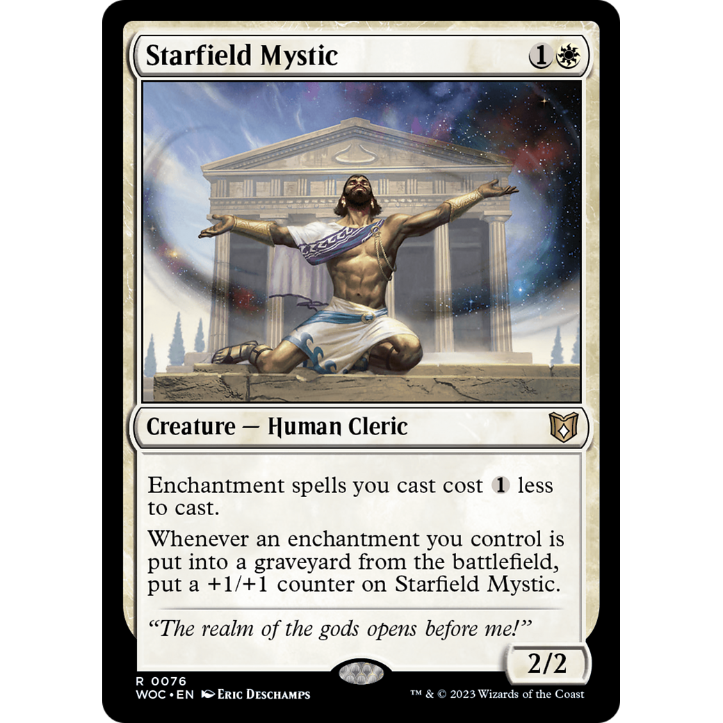 Starfield Mystic (WOC-076) - Wilds of Eldraine Commander
