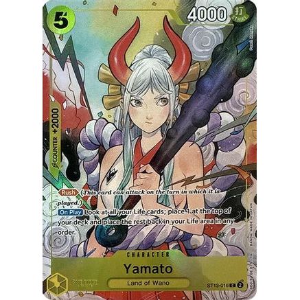 Yamato (Illustration Box Vol.1) (ST13-016) - One Piece Promotion Cards Foil