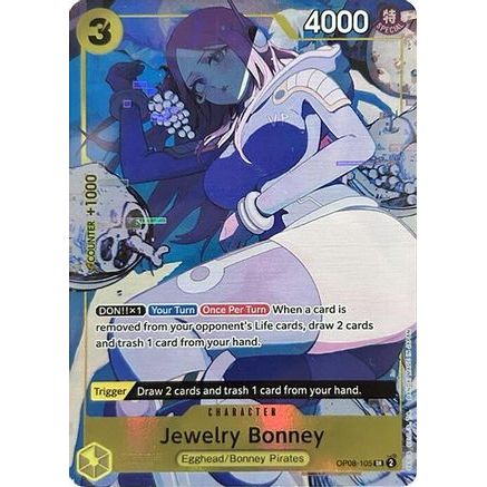Jewelry Bonney (Illustration Box EX) (OP08-105) - One Piece Promotion Cards Foil