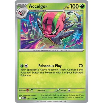 Accelgor 13 - SV09 Journey Together Reverse Holofoil