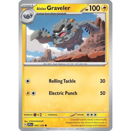 Alolan Graveler 45 - SV09 Journey Together