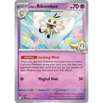 Lillie's Ribombee - 067/159 67 - SV09 Journey Together Holofoil
