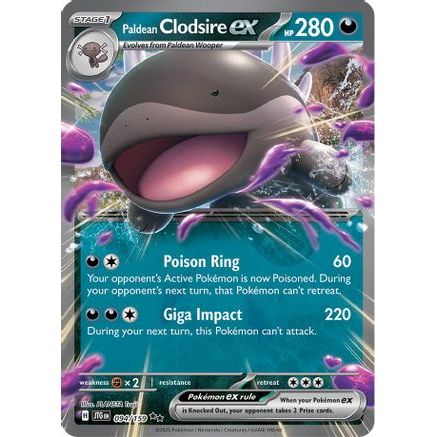 Paldean Clodsire ex 94 - SV09 Journey Together Holofoil