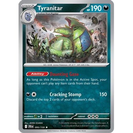 Tyranitar 95 - SV09 Journey Together Holofoil