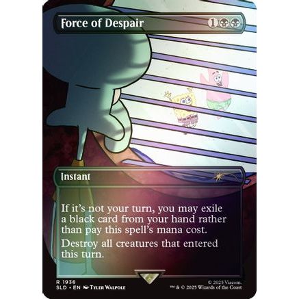 Force of Despair (Rainbow Foil) (SLD-1936) - Secret Lair Drop Series Foil