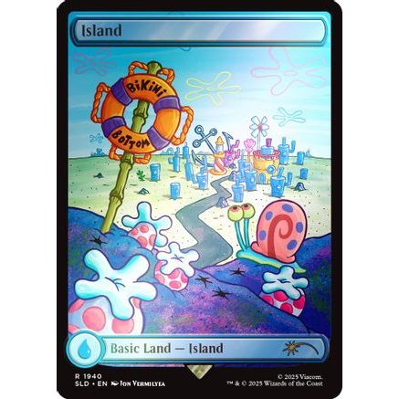 Island (1940) (Rainbow Foil) (SLD-1940) - Secret Lair Drop Series Foil