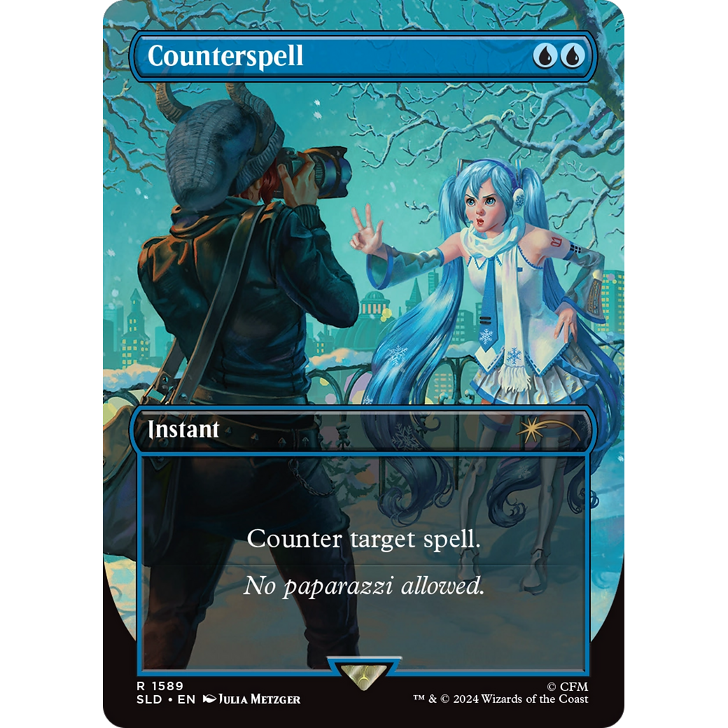 Counterspell (1589) (SLD-1589) - Secret Lair Drop (Borderless)