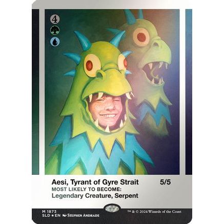 Aesi, Tyrant of Gyre Strait (Rainbow Foil) (SLD-1873) - Secret Lair Drop Series Foil