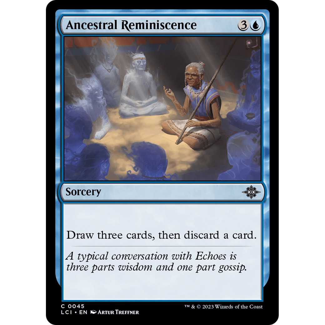 Ancestral Reminiscence (LCI-045) - The Lost Caverns of Ixalan Foil