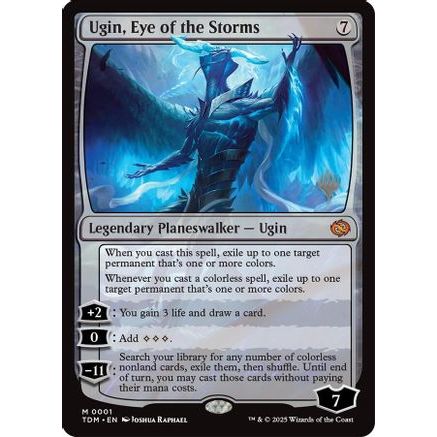 Ugin, Eye of the Storms (PPTDM-001) - Promo Pack: Tarkir: Dragonstorm Foil