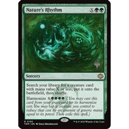 Nature's Rhythm (PPTDM-150) - Promo Pack: Tarkir: Dragonstorm Foil