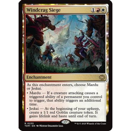 Windcrag Siege (PPTDM-235) - Promo Pack: Tarkir: Dragonstorm Foil