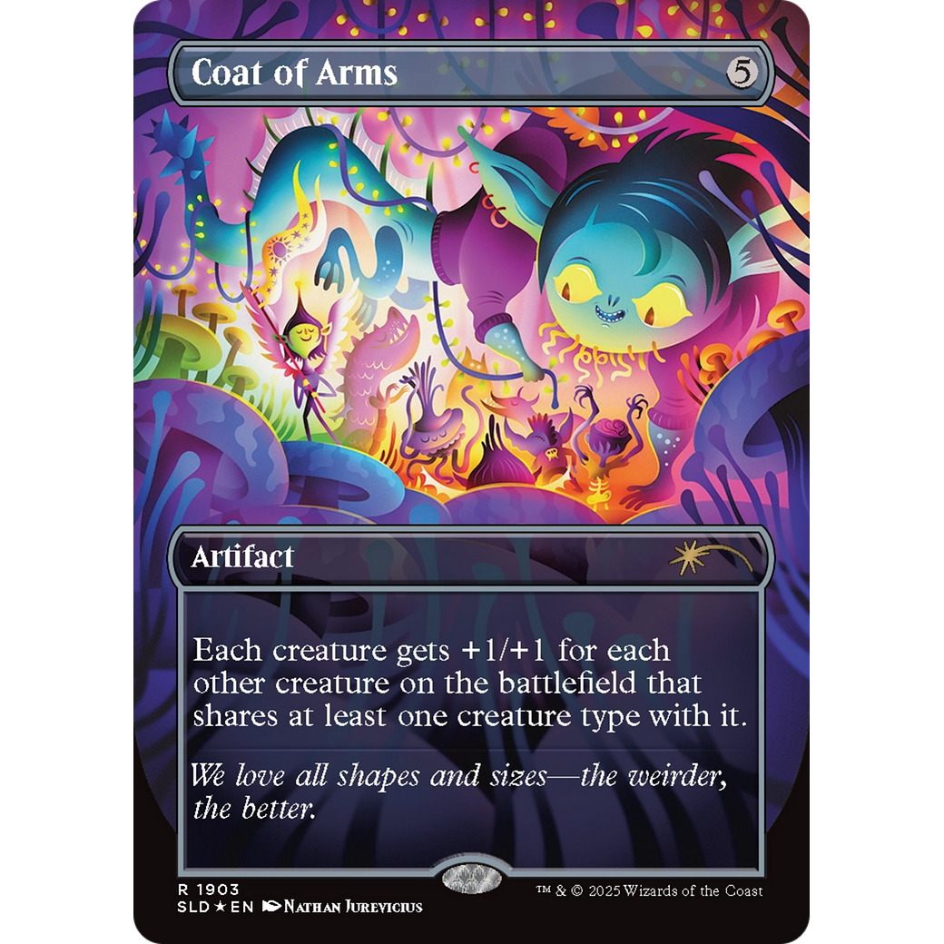 Coat of Arms (Double Rainbow Foil) (SLD-1903) - Secret Lair Drop (Borderless) Foil