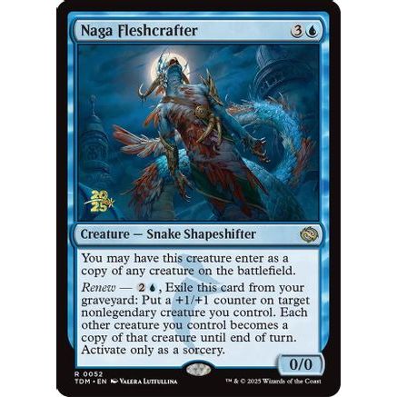 Naga Fleshcrafter (PRE-052) - Prerelease Cards Foil