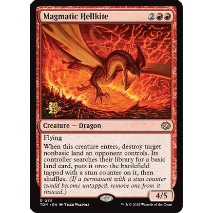 Magmatic Hellkite (PRE-111) - Prerelease Cards Foil