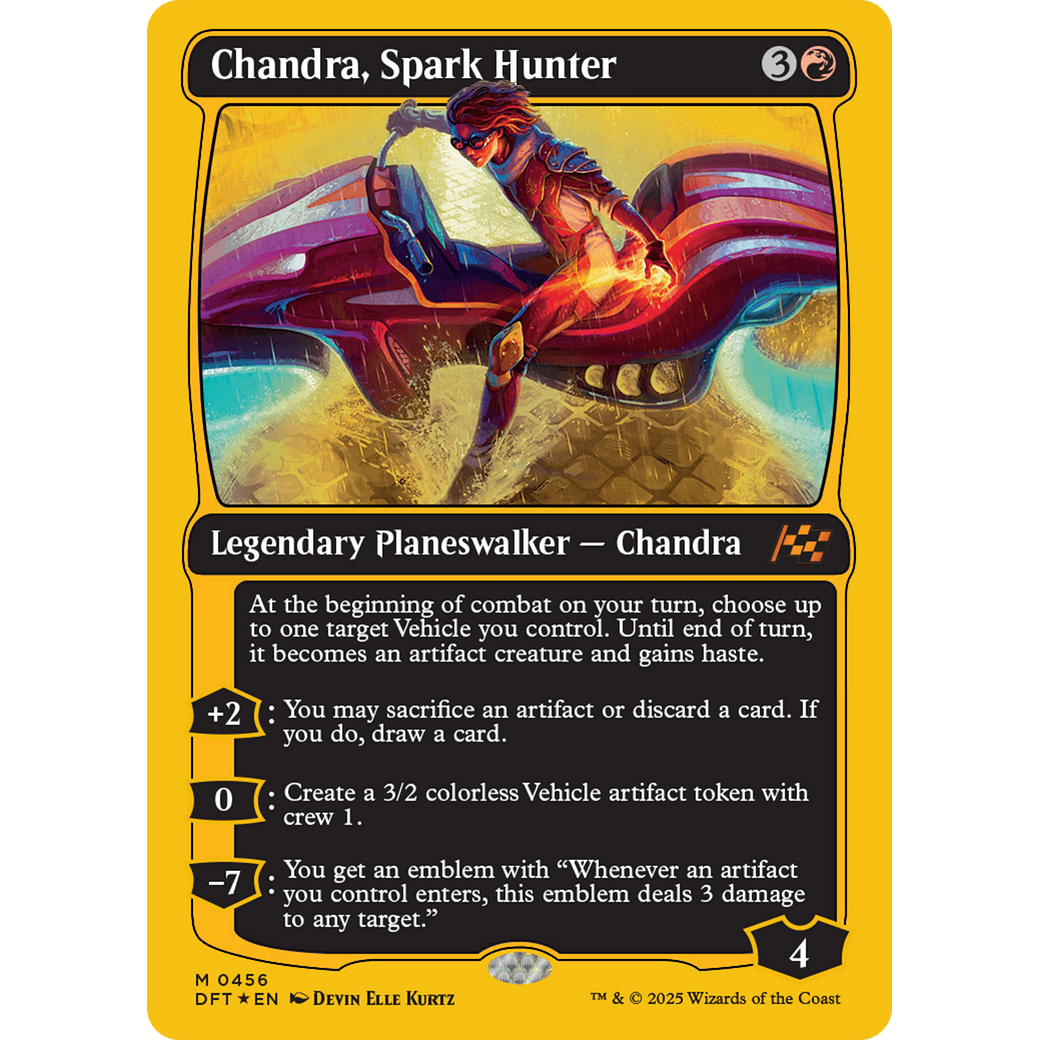 Chandra, Spark Hunter (DFT-456) - Aetherdrift Foil