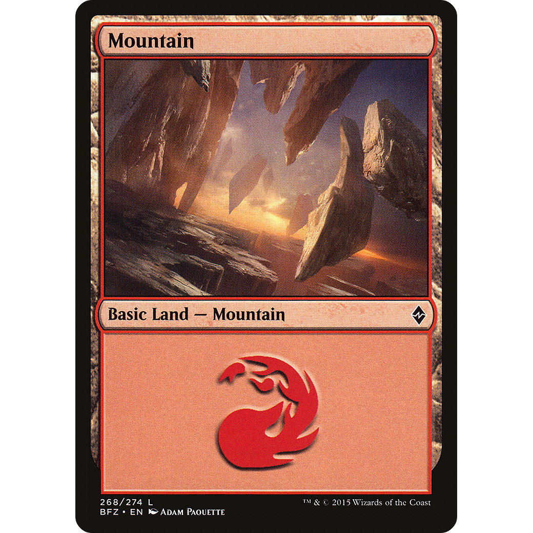 Mountain (268) (BFZ-268) - Battle for Zendikar