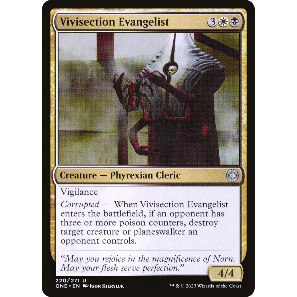 Vivisection Evangelist (ONE-220) - Phyrexia: All Will Be One