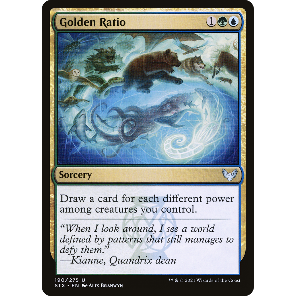 Golden Ratio (STX-190) - Strixhaven: School of Mages Foil