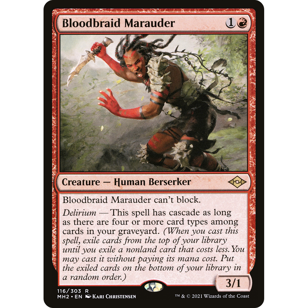 Bloodbraid Marauder (MH2-116) - Modern Horizons 2