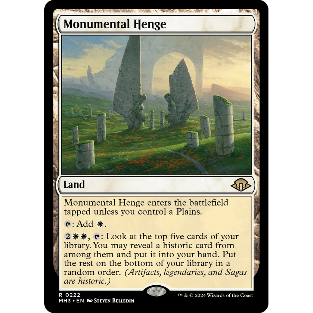 Monumental Henge (MH3-222) - Modern Horizons 3