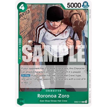 Roronoa Zoro (EB02-019) - Extra Booster: Anime 25th Collection Foil