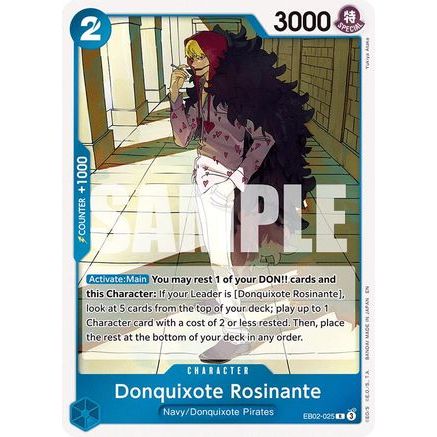 Donquixote Rosinante (EB02-025) - Extra Booster: Anime 25th Collection Foil