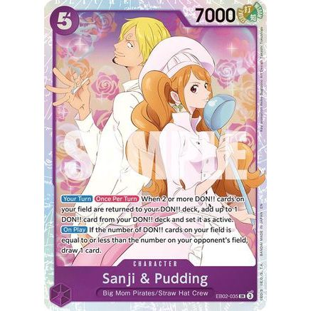 Sanji & Pudding (EB02-035) - Extra Booster: Anime 25th Collection Foil