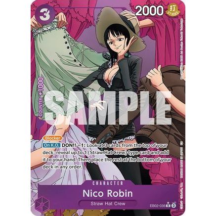 Nico Robin (Alternate Art) (EB02-036) - Extra Booster: Anime 25th Collection Foil