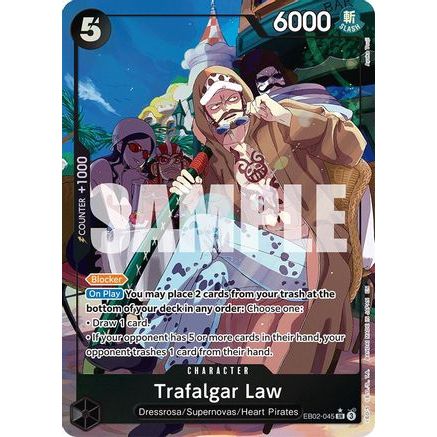 Trafalgar Law (Alternate Art) (EB02-045) - Extra Booster: Anime 25th Collection Foil