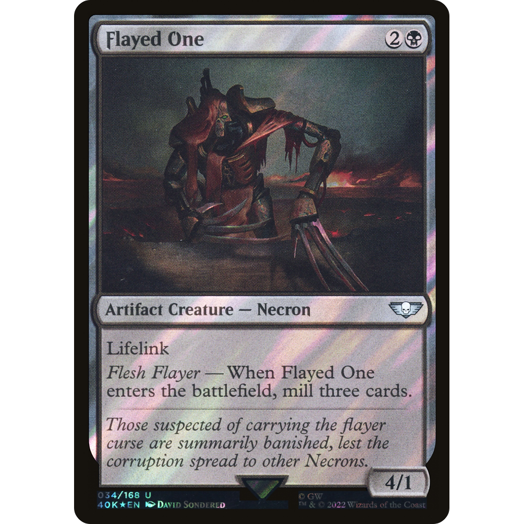 Flayed One (40K-034) - Warhammer 40,000 Commander Foil