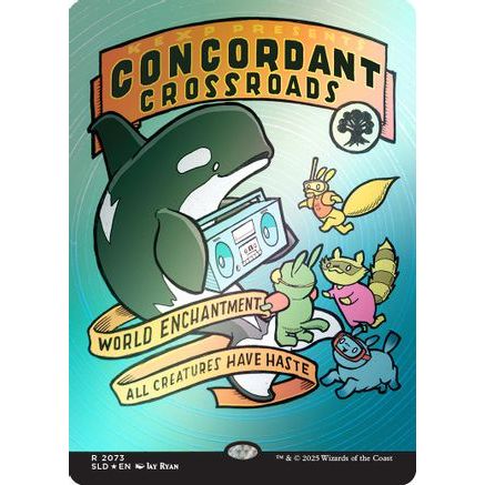 Concordant Crossroads (2073) (Rainbow Foil) (SLD-2073) - Secret Lair Drop Series Foil