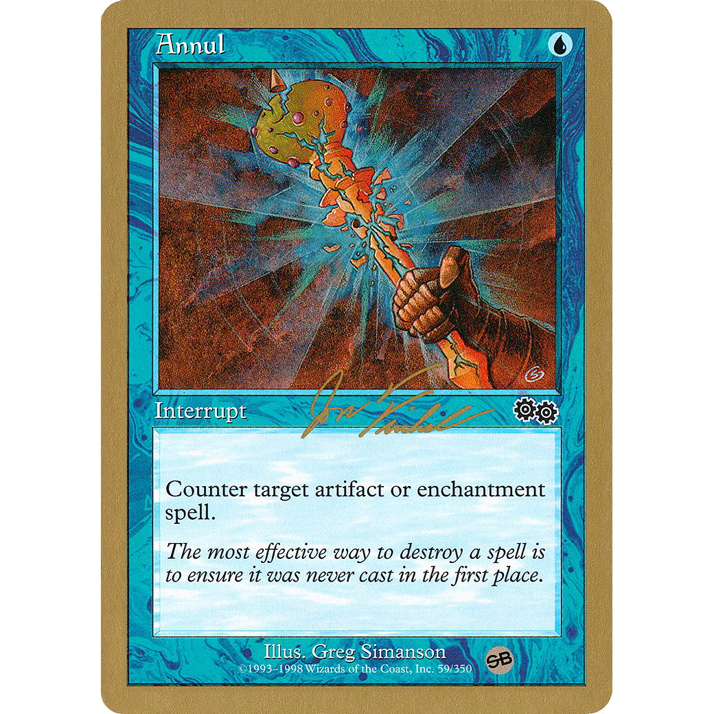 Annul - 2000 Jon Finkel (USG) (SB) (WCD-) - World Championship Decks 2000