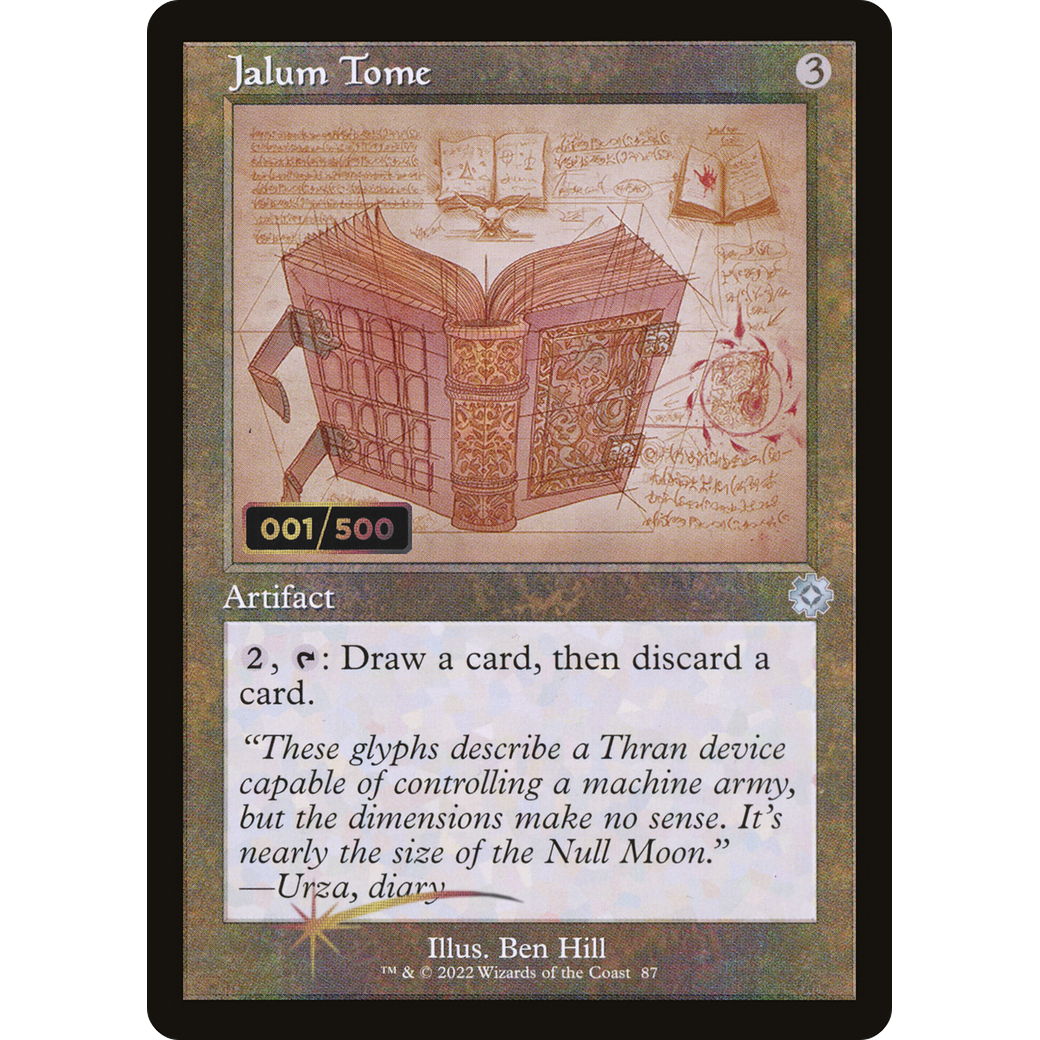 Jalum Tome (Schematic) (Serial Numbered) (BRR-087) - The Brothers' War Retro Artifacts Foil