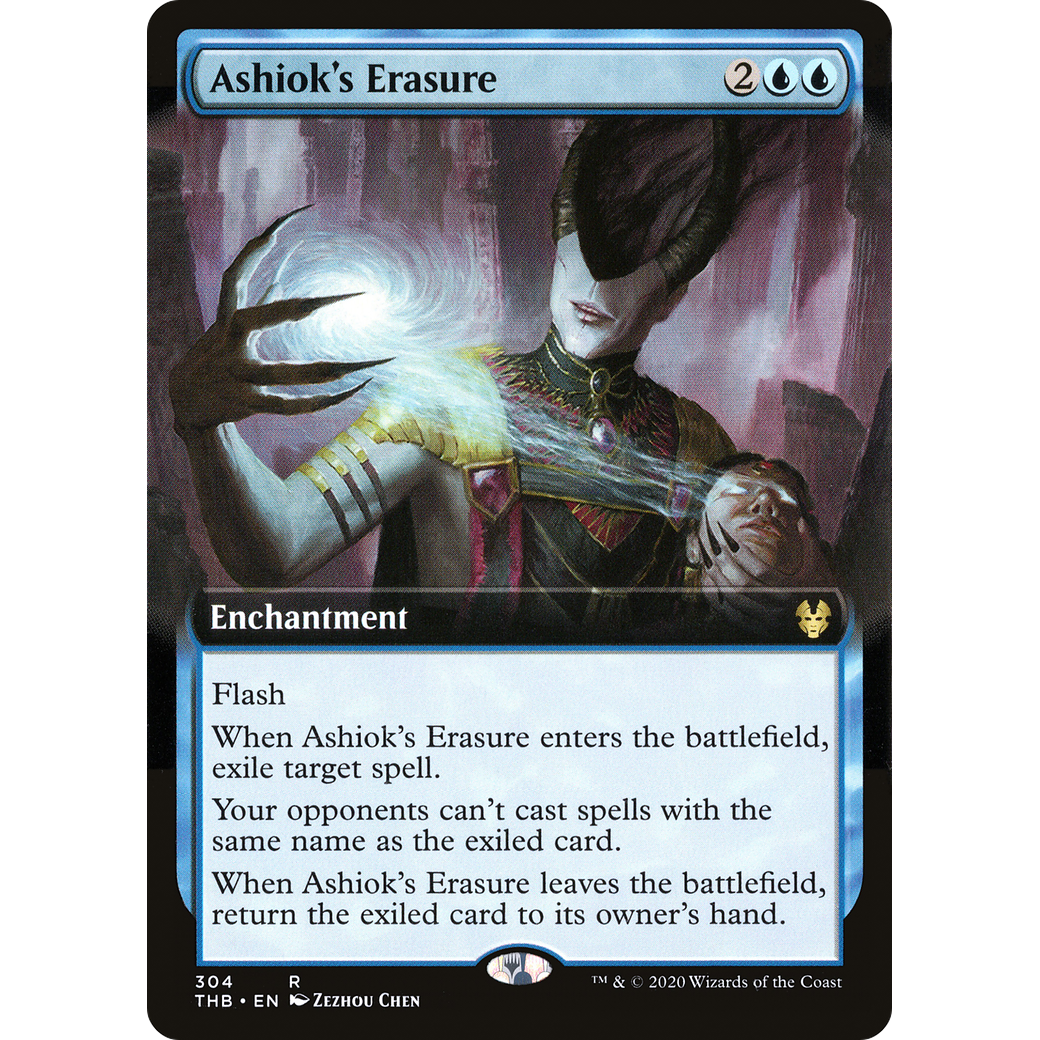 Ashiok's Erasure (Extended Art) (THB-304) - Theros Beyond Death: (Extended Art) Foil