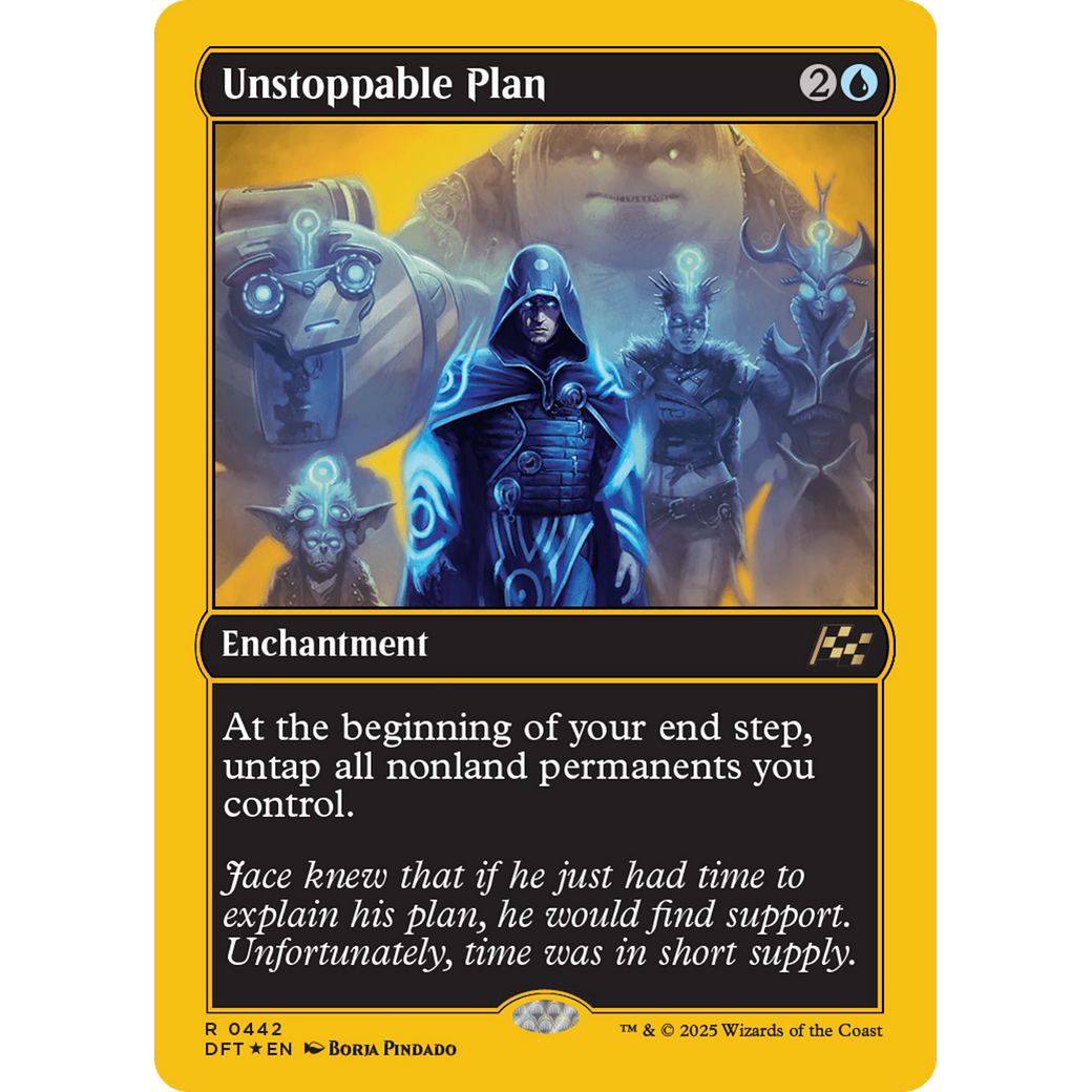 Unstoppable Plan (DFT-442) - Aetherdrift: (enchantment) Foil
