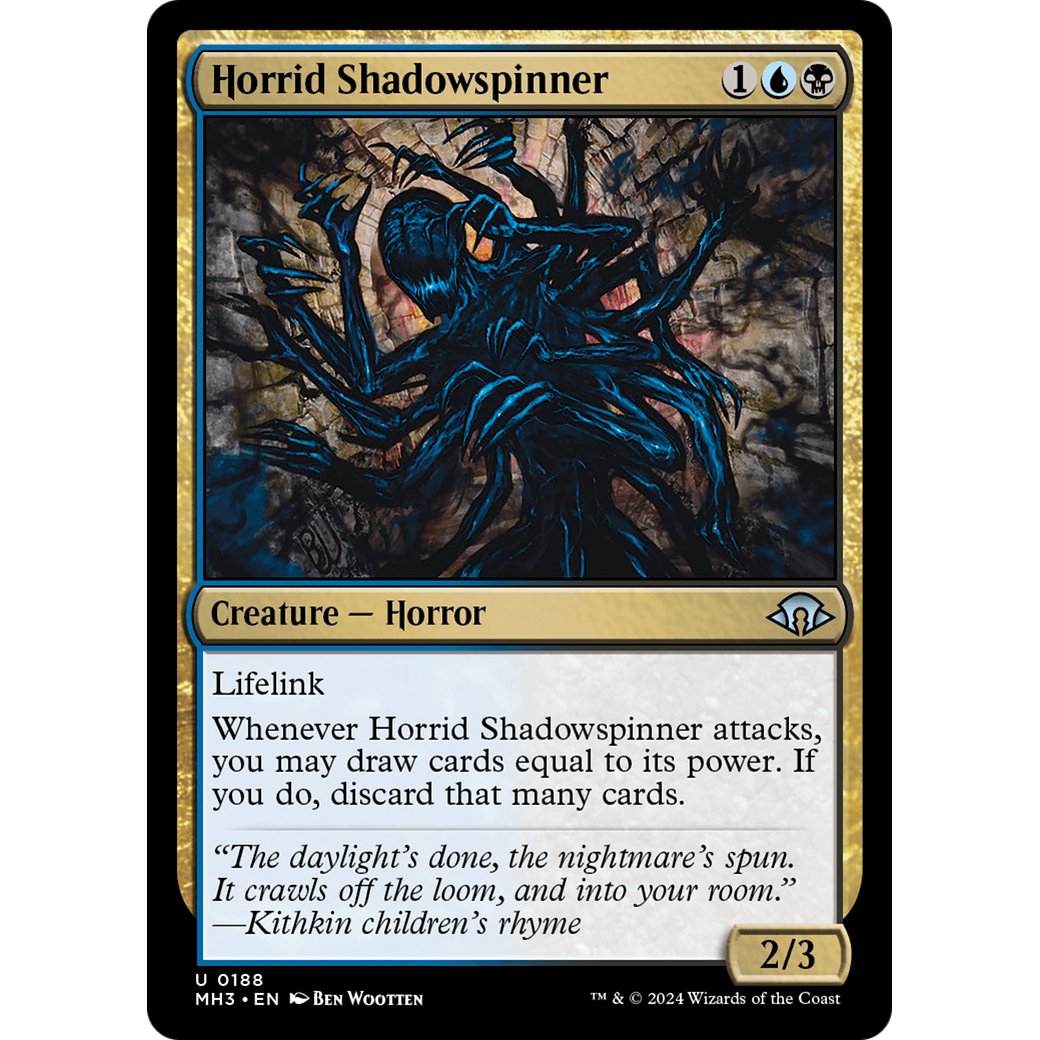Horrid Shadowspinner (MH3-188) - Modern Horizons 3